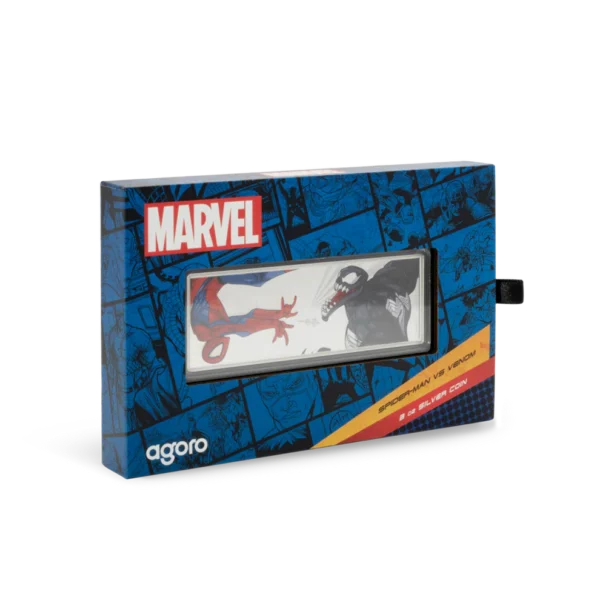 2025 $5 Marvel – Spider-Man VS Venom 3oz Proof Coin - Image 5