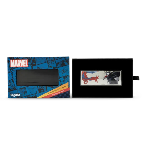 2025 $5 Marvel – Spider-Man VS Venom 3oz Proof Coin - Image 6