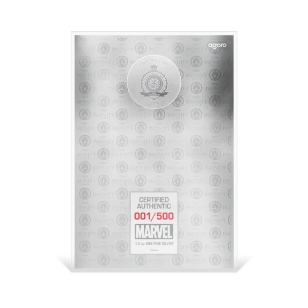 2025 $2 Marvel Infinity Saga Phase Two Guardians Of The Galaxy 1.5oz Silver Foil - Image 2