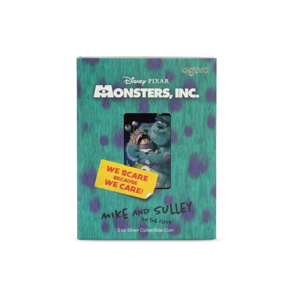 2025 $5 Disney Pixar Monsters, Inc. Mike and Sulley 3oz Silver Coin - Image 5