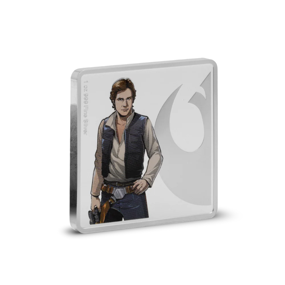 2025 Star Wars™ Han Solo™ and Chewbacca™ 1oz Silver Medallion
