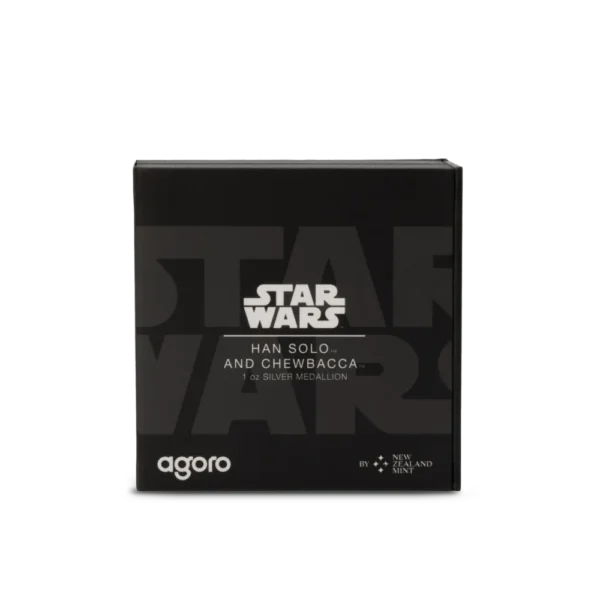 2025 Star Wars™ Han Solo™ and Chewbacca™ 1oz Silver Medallion - Image 3