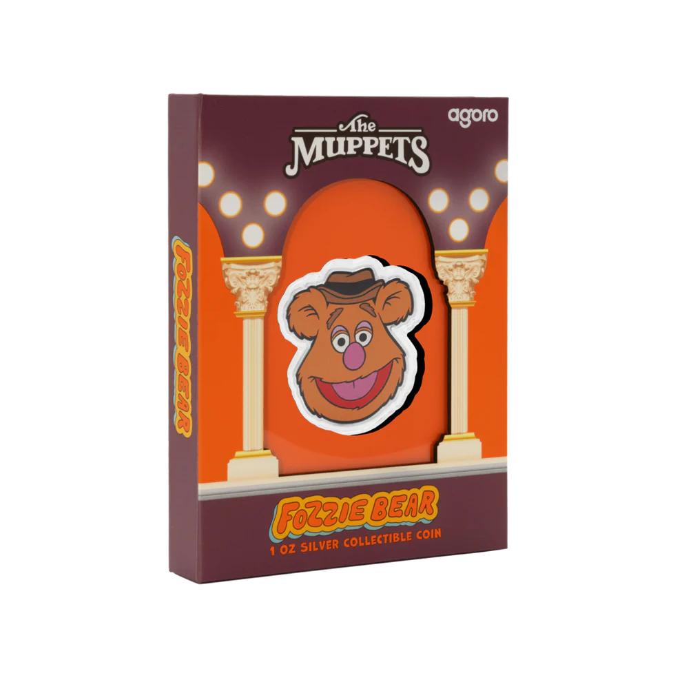 2025 $2 Disney The Muppets - Fozzie Bear 1oz Silver Proof Coin