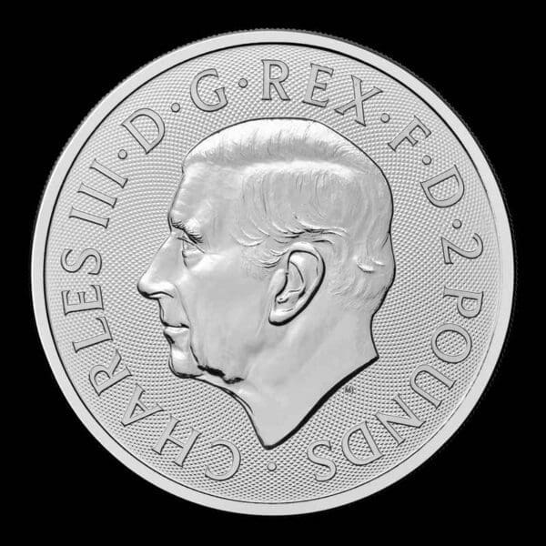 2025 £2 The Royal Arms Great Britain Silver 1oz BU Coin - Image 2