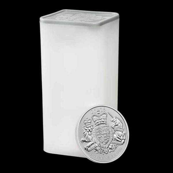 2025 £2 The Royal Arms Great Britain Silver 1oz BU Coin - Image 3