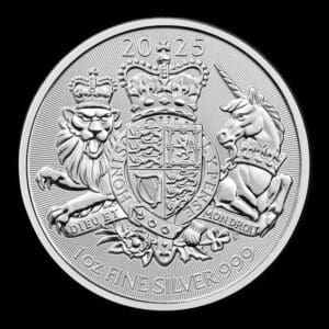 2025 £2 The Royal Arms Great Britain Silver 1oz BU Coin