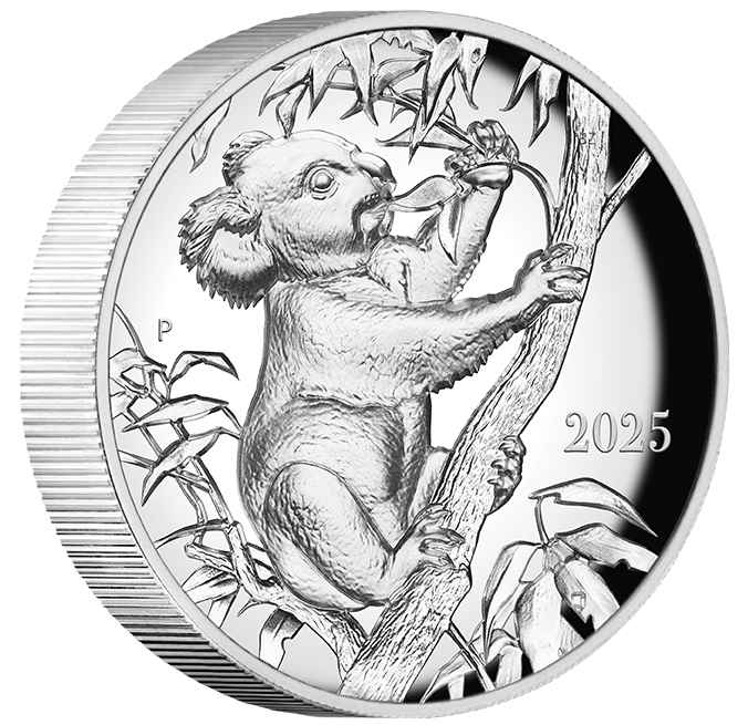 2025 $10 Beth Zaiken Collection The Koala 2oz Silver Proof UHR Coin
