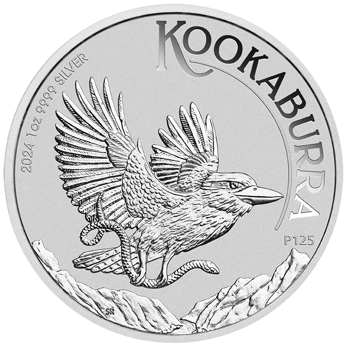 2024 $1 Perth Mint Kookaburra Coin 1oz Silver BU Coin