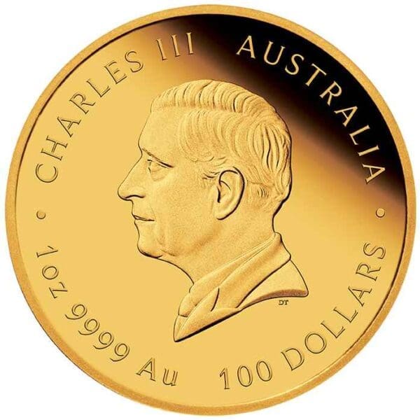 2025 $100 Pillar Dollar - 225th Ann. Australian Proclamation 1oz Gold Proof Coin - Image 5