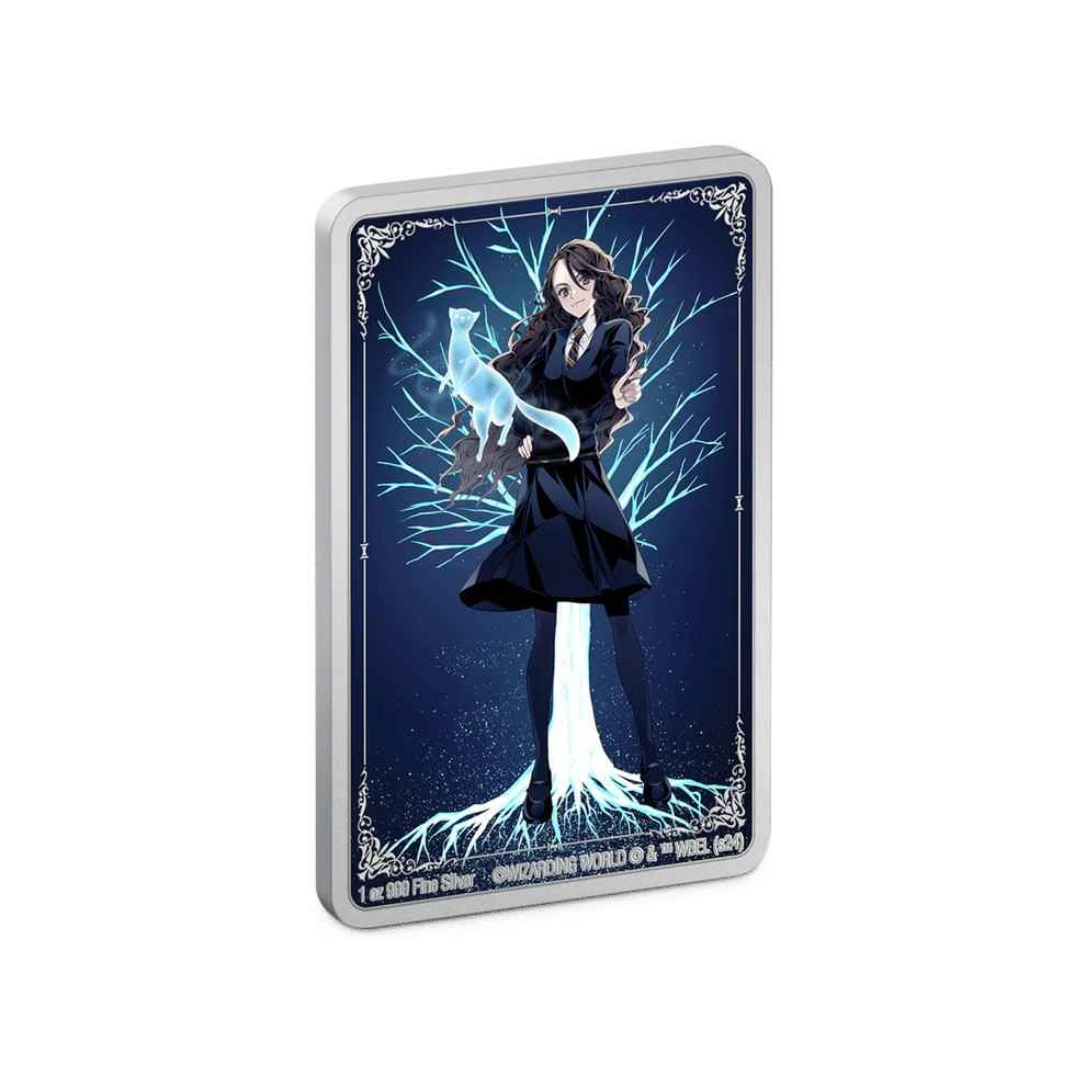 2024 $2 Hermione Granger Harry Potter Patronus 1oz Silver Proof Coloured Coin