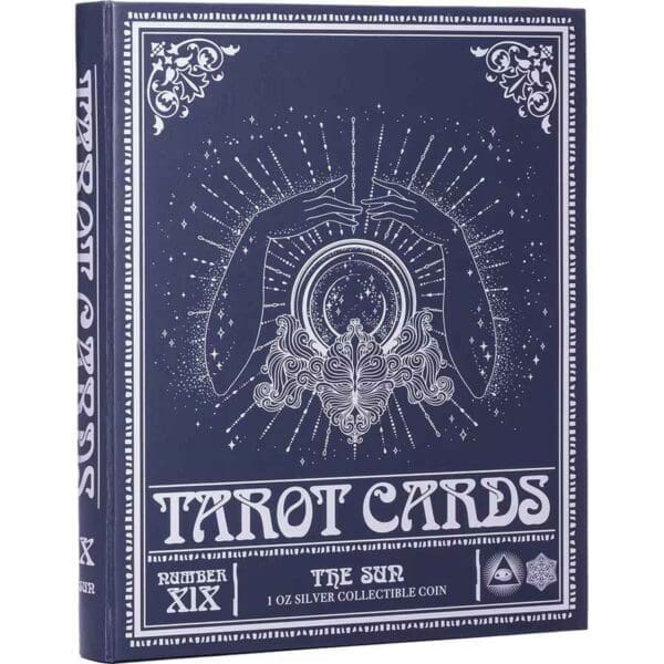 2024 $2 Tarot Cards The Sun Niue 1oz Silver Coin - Image 4