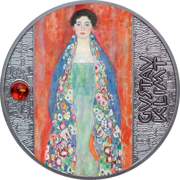 2024 500 Francs Gustav Klimt Portrait Of Fraulein Lieser 17.5g Silver Coin