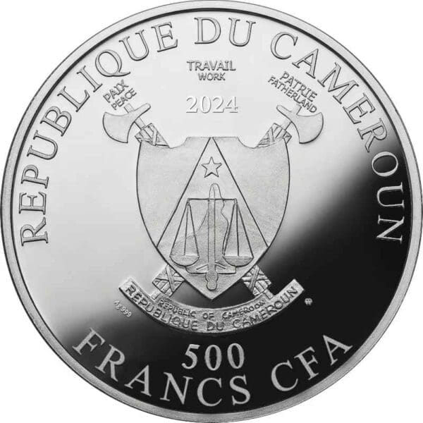 2024 500 Francs Gustav Klimt Portrait Of Johanna Staude 17.5g Silver Coin - Image 2