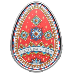 2025 $20 Pysanka 1oz Silver Proof Coin