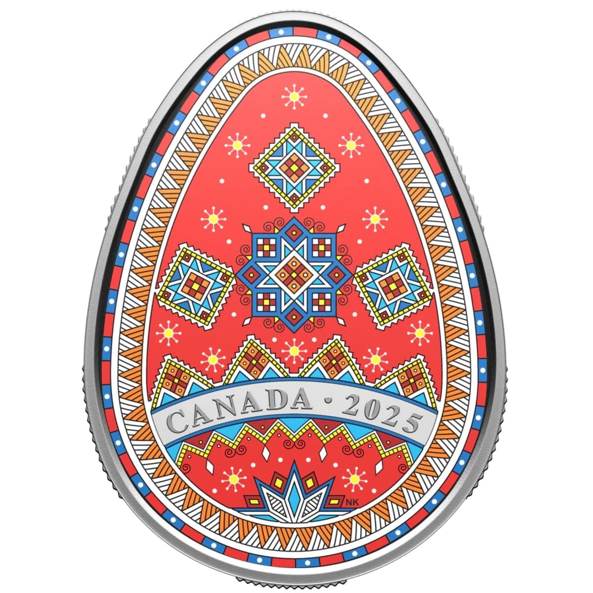 2025 $20 Pysanka 1oz Silver Proof Coin