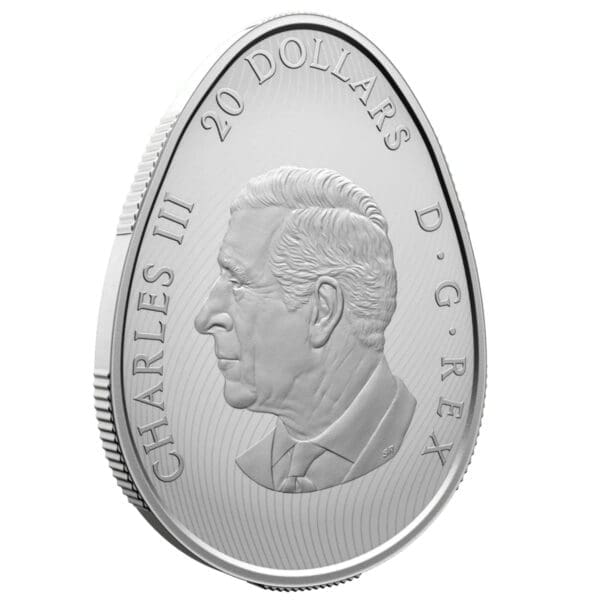 2025 $20 Pysanka 1oz Silver Proof Coin - Image 5