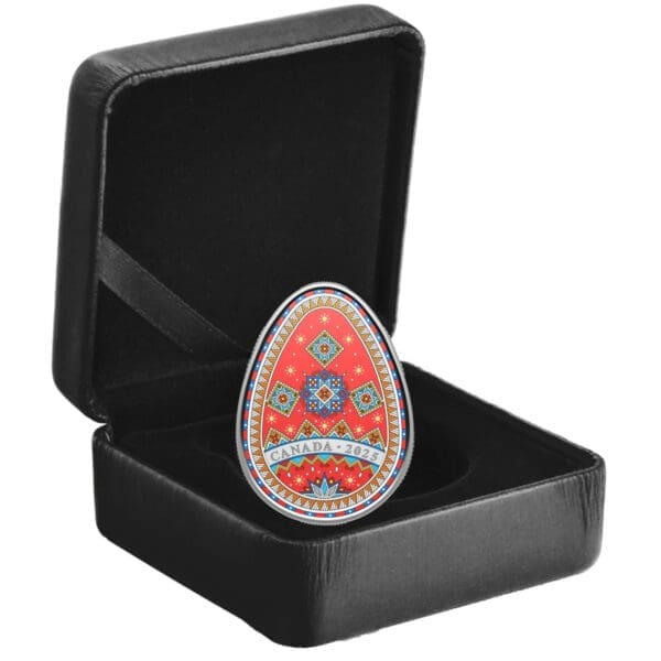 2025 $20 Pysanka 1oz Silver Proof Coin - Image 6