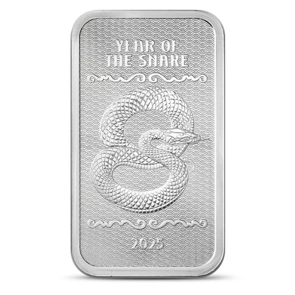 2025 Year of the Snake 5oz Silver Bar