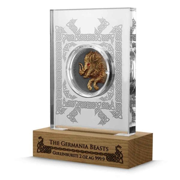 2025 Gullinbursti Ultra Double High Relief 2oz Silver BU Coin - Image 3