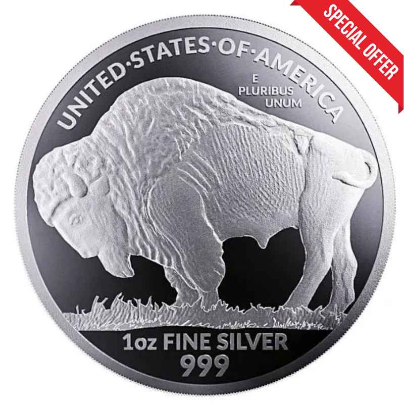 2023 1oz Buffalo .999 Silver BU Round