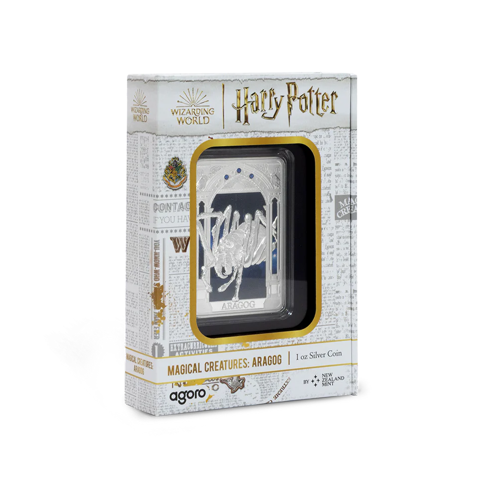 2025 $2 Harry Potter™ - Magical Creatures – Aragog 1oz Silver Coin