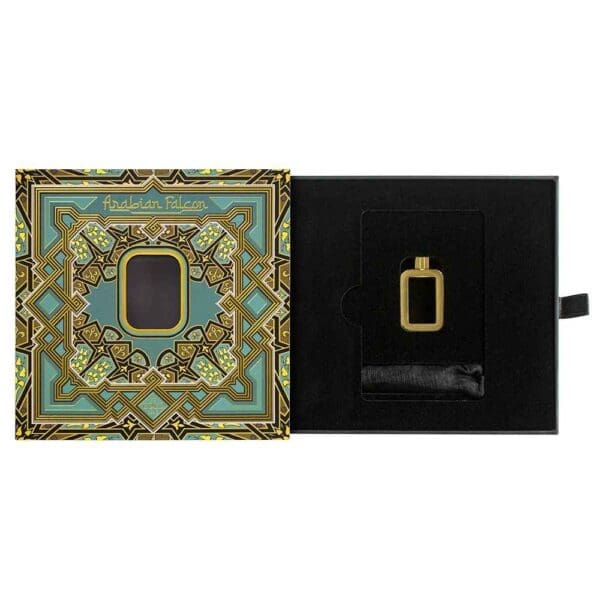 5g Gold PAMP Bar Arabian Falcon with Frame - Image 8
