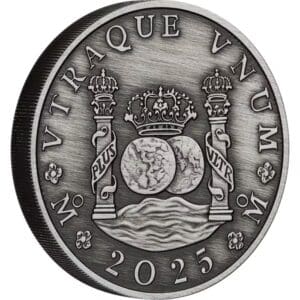2025 $1 225th Ann. of Proclamation Coin Pillar Dollar 1oz Silver Antiqued Coin