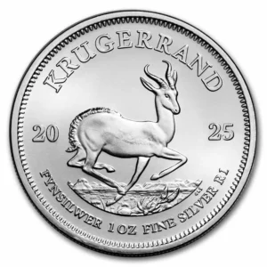 2025 Krugerrand 1oz .999 Silver BU South Africa Coin